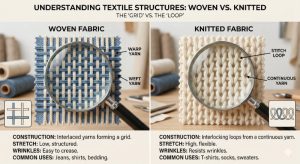 woven and knitted